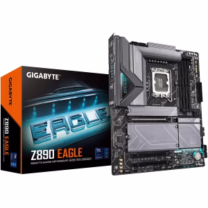 Placa de Baza GIGABYTE Z890 EAGLE WIFI7 LGA1851, 4x DDR5, 1x DP, 3x PCIE x16, 4x M.2, 4x SATA III, ATX
