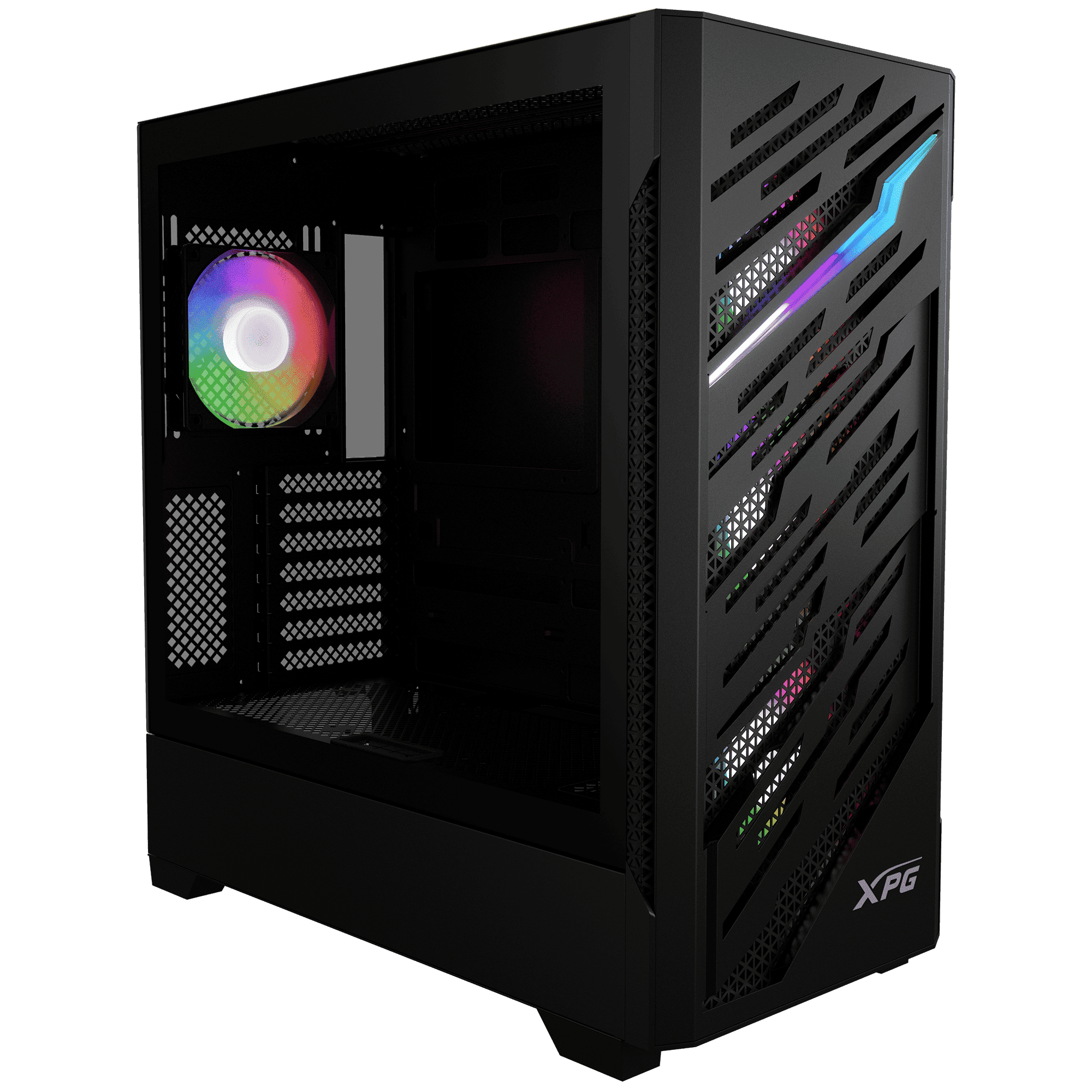 Carcasa gaming XPG Starker Air Black - imagine 4