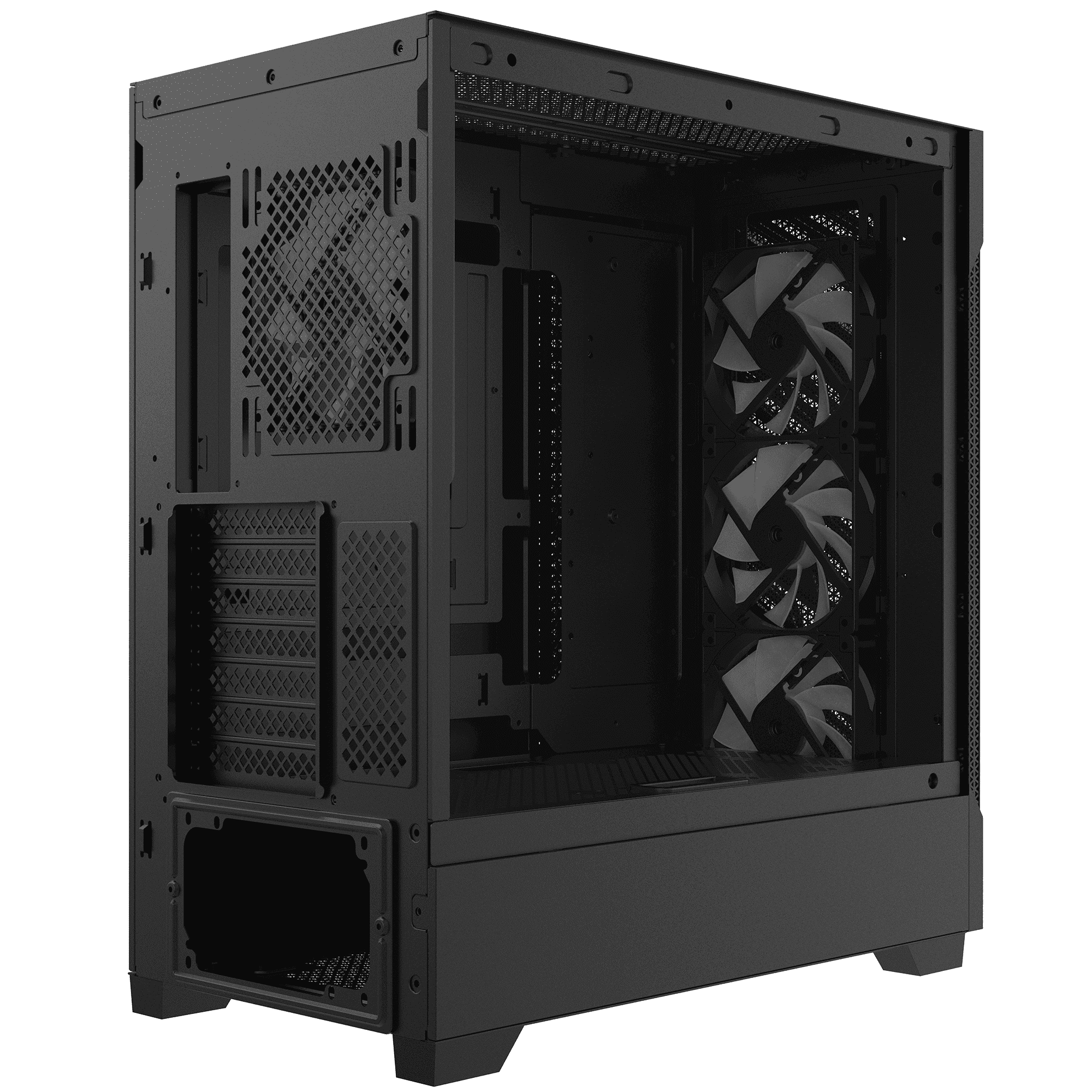 Carcasa gaming XPG Starker Air Black - imagine 5